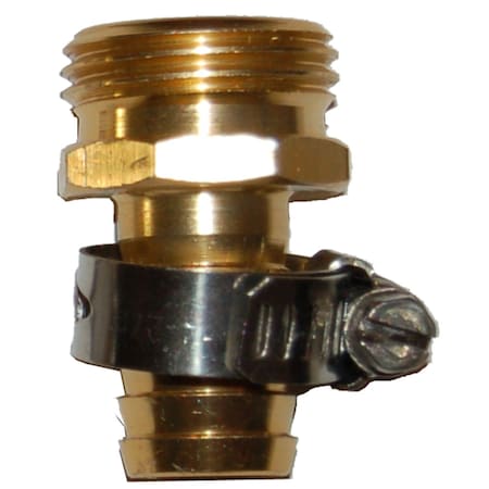 Rugg Rugg 3/4 in. Brass Threaded Male Hose Coupling WB1B-PDQ